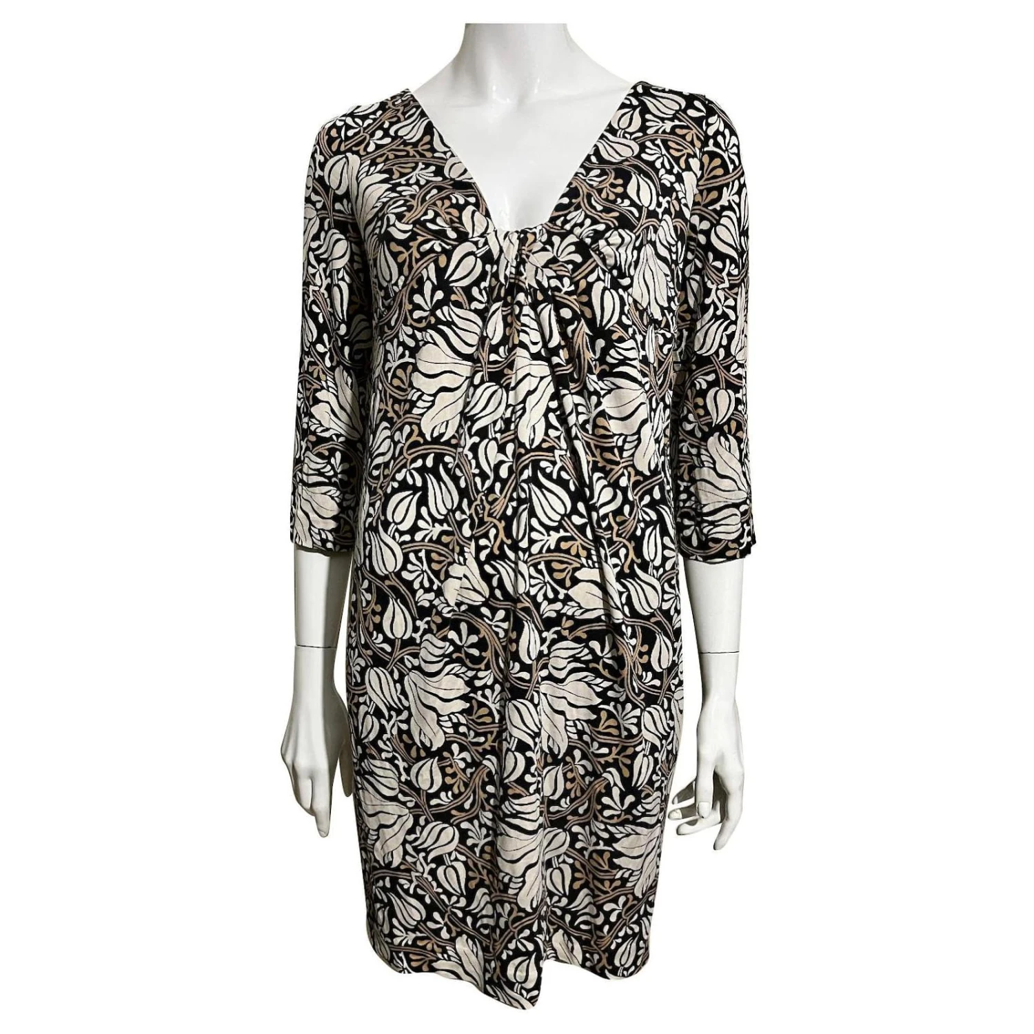 Diane Von Furstenberg Robe Tunique En Soie DvF Elena Multicolore