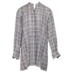 Joseph Robe Chemise à Carreaux à Manches Longues En Soie Multicolore