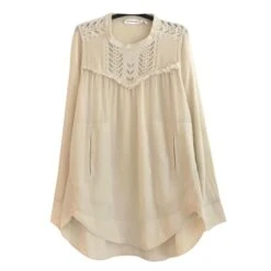 Isabel Marant Etoile Robe Tunique Écru